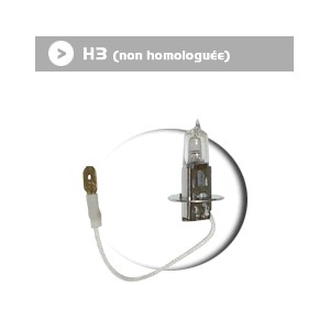 Ampoule H3 - 12 V - 55 W blanche